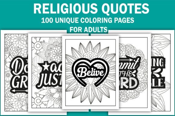 Download Religious Quotes Coloring Book Interior - Premium Resources
